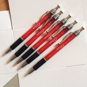 Penna a Sfera Curva Personalizzata Economica e Sottile con Clip a Forma di S - Product Image 6