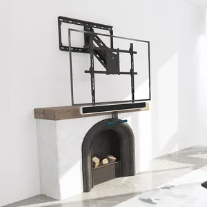 Wall Tv Mount Most Popular In America Up And Down Gas Spring Fireplace Mantel TV Wall Mount For 5 To 28kg