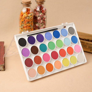 Shanghai proveedor artista acuarela pintura set 12 16 <span class=keywords><strong>28</strong></span> 36 colores de <span class=keywords><strong>la</strong></span> paleta de acuarela pastel para el arte - Product Image 2
