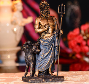 Griego clásico <span class=keywords><strong>Hades</strong></span> resina <span class=keywords><strong>escultura</strong></span> de interior <span class=keywords><strong>escultura</strong></span> - Product Image 2