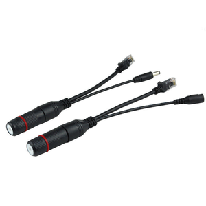 Impermeabile 48 v POE Passivo Cavo Power Over <span class=keywords><strong>Ethernet</strong></span> Injector <span class=keywords><strong>Splitter</strong></span> Per CCTV - Product Image 1