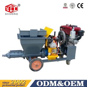 GLP-310 Motor Diesel/220V/380V Pompa Campur Semprot Mortar Semen Pasir Otomatis/Mesin Pencampur Plester Dinding - Product Image 3