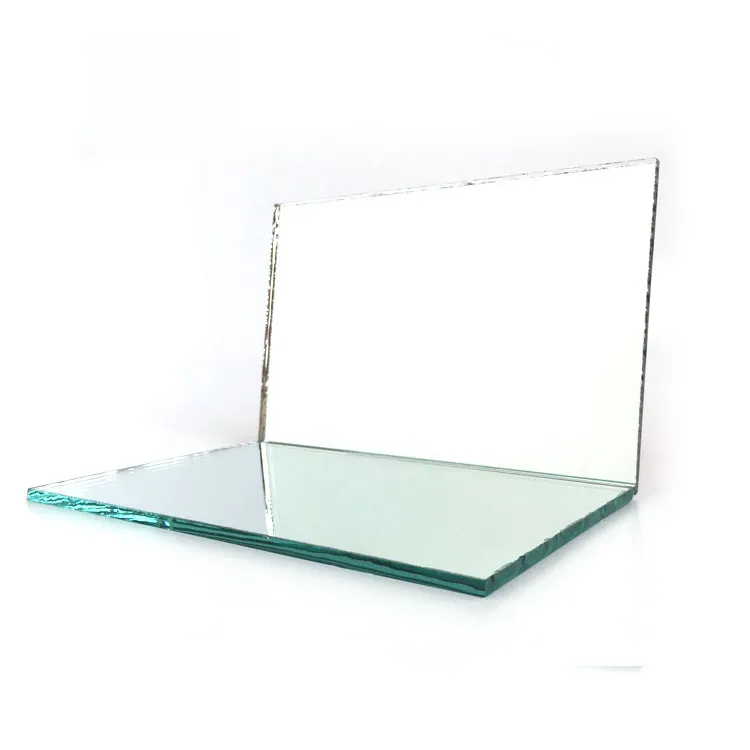 Argento specchio vetro prezzo all'ingrosso 1.8mm 2.7mm 3mm 4mm 5mm 6mm colorato trasparente vetro float specchio in alluminio