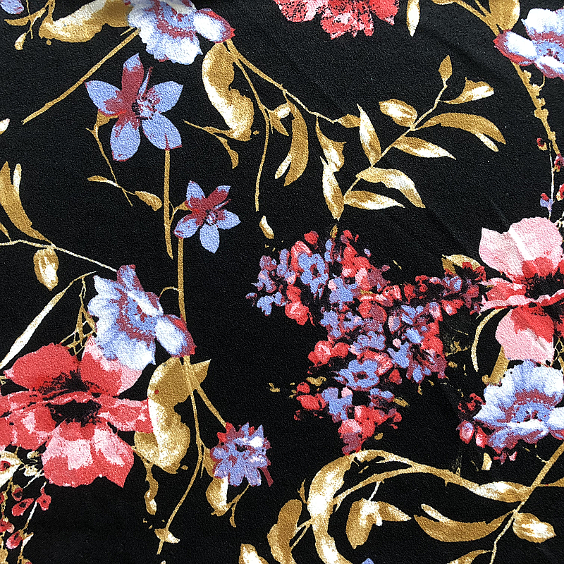 96% POLYESTER 4% SPANDEX PRINT FABRIC AND SCUBA CREPE FABRIC FOR CLOTHING