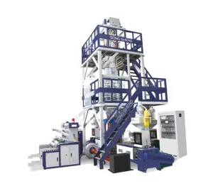 Songsheng HDPE LDPE Lldpe Film Blow Moulding Machine SS-3L Alta Qualidade Bio Plástico PE Machinery Blown Film Production Line