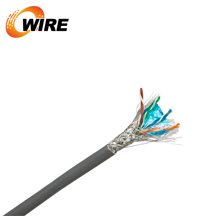 Заводская низкая цена UTP FTP SFTP CAT5e CAT6 CAT6A Lan кабель SFTP CAT6 медный кабель для телекоммуникаций