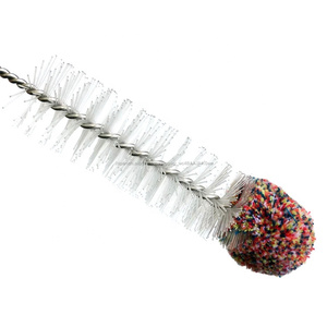 ESD alta calidad Nylon manejado paja de beber y botella de agua cepillo limpiador con algodón suave <span class=keywords><strong>Punta</strong></span> de - Product Image 4
