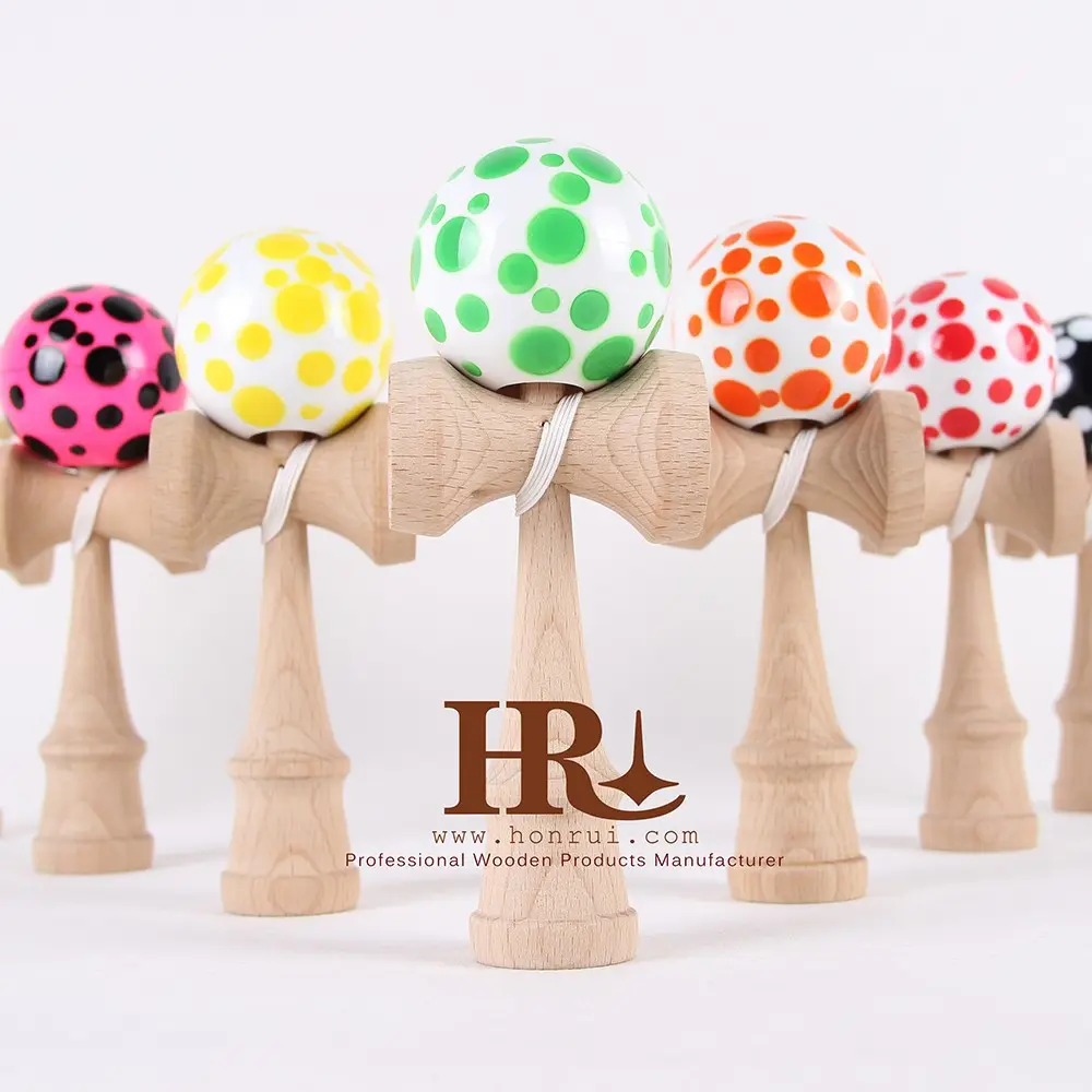 Đồ chơi Kendama Janpanese Kendama trò chơi truyền thống nhật bản, Đồ chơi bằng gỗ cho người lớn