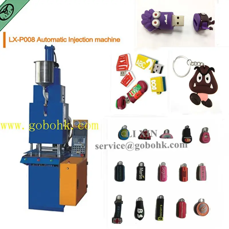 rubber keychain injection machine,pvc keychain machine making