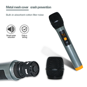 Cáscara elegante U6 MICRÓFONO INALÁMBRICO UHF micrófono portátil de mano con mini receptor - Product Image 5
