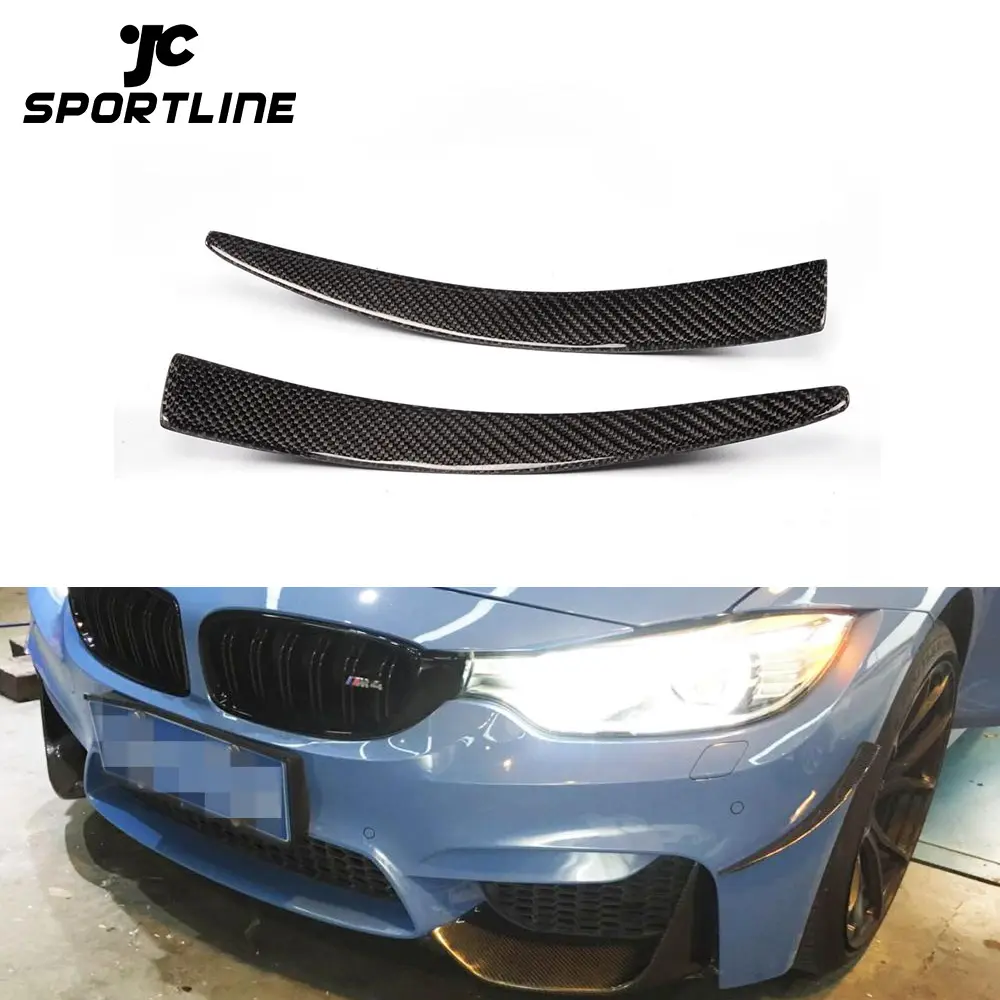 Fiber De carbone F8x M3 Voiture Pare-chocs avant Palmes pour BMW F80 M3 F82 F83 M4 14-19