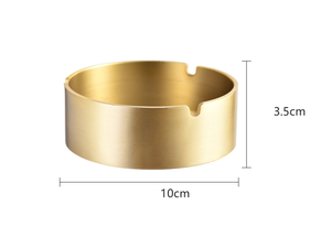 Custom Ronde Goud Messing Metalen Asbak Lage Moq