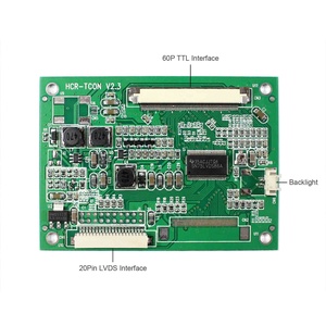 Hỗ Trợ Tín Hiệu 20Pin LVDS Độ Phân Giải Với Bảng Chuyển Đổi 800X480 TTL Hỗ Trợ A104SN03 V1 Với Tín Hiệu TTL 800X600 60pin - Product Image 3