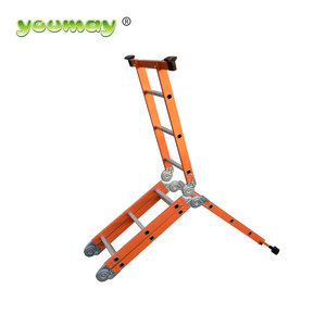 De aluminio del hogar portátil escalera plegable comparación - Product Image 2