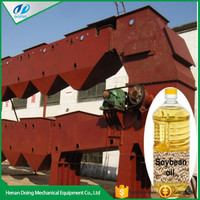 50TPD n-hexane huile de soja usine d'extraction au solvant usine de traitement d'huile de soja avec moins de 1% résidus d'huile
