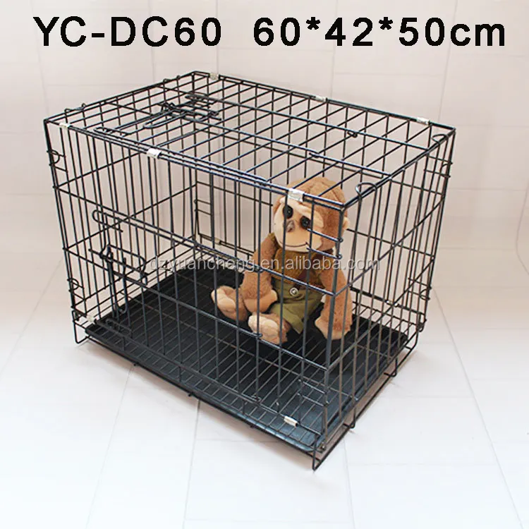 Folding metal wire dog cages Large Dog Pet Cage for sale cheap box