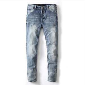 Venta al por mayor barata China Jeans Hombres Liquidación de fábrica Moda Skinny Jeans Stocklot - Product Image 2