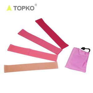 TOPKO नई गुलाबी पर्यावरण के अनुकूल कस्टम लोगो खिंचाव लेटेक्स पाश प्रतिरोध बैंड - Product Image 4