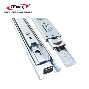 TEMAX DB4501F Nuovo Design di Tendenza, Ferramenta per <span class=keywords><strong>Mobili</strong></span>, Guide per Cassetti a Sfera con Chiusura Ammortizzata e Estensione Completa 45mm per Cucina - Product Image 5