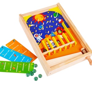 encargo de los niños atención práctica bolas de juego con una tarjeta reactividad probar de Pinball de juguete - Product Image 2