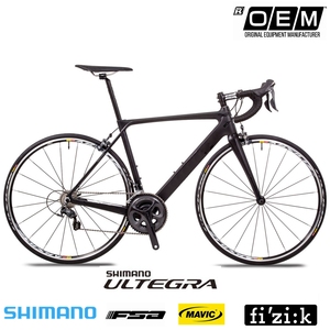 36-Ateam Omeo 1.0 คาร์บอนเต็มจักรยาน20ความเร็ว700cล้อขนาดขอบโลหะผสมอลูมิเนียมเหล็กส้อมเบรคBicicletas De Carbono