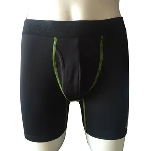 China Quanzhou Comfortable Latest Polyester Spandex Mesh Trunk Fashion Cool Mens Underwear with Fly Open
