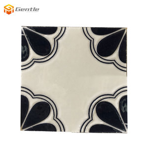 <span class=keywords><strong>Cocina</strong></span> backsplash habitación pared azulejo 100x100mm azul y blanco porcelana esmaltado cerámica mosaico de arte - Product Image 1