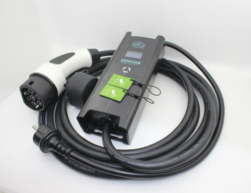 Kabel Ev Pengisi Daya Kendaraan Listrik, 110 - 230V Tipe 2 Ev Ac untuk Steker IEC 62196
