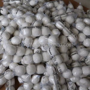 Boules <span class=keywords><strong>de</strong></span> séchage en feutre <span class=keywords><strong>de</strong></span> <span class=keywords><strong>laine</strong></span> <span class=keywords><strong>de</strong></span> Nouvelle-Zélande Piovan 8 cm (Aide au séchage) dans un sac en coton pour la lessive - Product Image 3