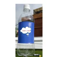 שקוף מתנפח בקבוק מתנפח מים בקבוק מתנפח ענק פרסום למכירה