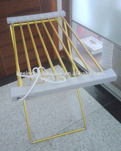 Free shipping aluminum folding <span class=keywords><strong>laundry</strong></span> wash electric dry dry clothes line dor horse indoor SHELF - Product Image 2