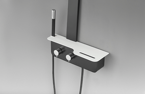 Panneaux muraux <span class=keywords><strong>de</strong></span> douche <span class=keywords><strong>de</strong></span> douche design <span class=keywords><strong>colonne</strong></span> 5052 en alliage d'aluminium noir couleur panneau <span class=keywords><strong>de</strong></span> douche <span class=keywords><strong>salle</strong></span> <span class=keywords><strong>de</strong></span> bains S300-7 - Product Image 5