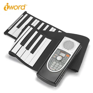 IWord Piano Digunakan untuk Obral 61 Nada, Mainan Piano Musik Piano Gulung Fleksibel