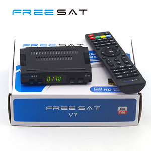 Mundo PowerVu Cccam Canales Set Top Box 1080 P <span class=keywords><strong>Freesat</strong></span> HD <span class=keywords><strong>V7</strong></span> áfrica tv vía satélite <span class=keywords><strong>decodificador</strong></span> Soporte 3G Dongle - Product Image 2