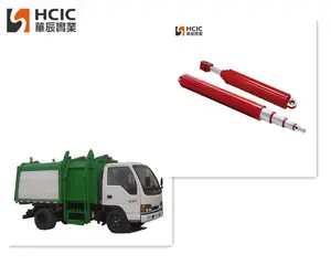 Cylindre hydraulique télescopique à Double accus, cylindre utilisé pour les camions de déchets