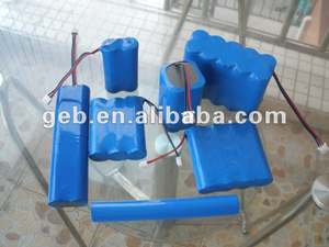 Personalizar todos os tipos de li ion bateria recarregável 3.7 V 7.2 V 9.6 V 11.1 V 14.8 V - Product Image 1