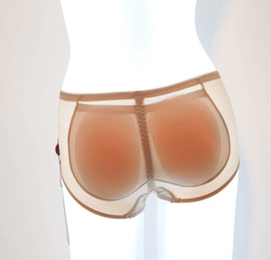 Culotte rembourrée <span class=keywords><strong>pour</strong></span> femmes Faux lifting des fesses avec coussinets en silicone Rehausseur de hanches et de fesses amovibles - Product Image 3