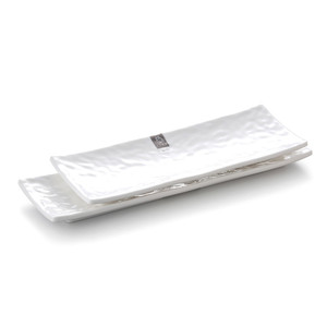 <span class=keywords><strong>Assiette</strong></span> à <span class=keywords><strong>dessert</strong></span> en mélamine <span class=keywords><strong>blanche</strong></span>, <span class=keywords><strong>rectangulaire</strong></span>, pour Restaurant, 8 pièces - Product Image 1