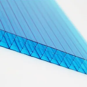 XINHAI Fábrica preço materil tonalidade azul quatro parede policarbonato makrolon folha de coberturas de plástico