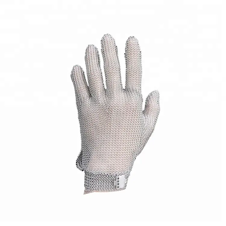 1 stück MOQ edelstahl draht mesh cut beständig handschuhe