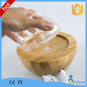 130ml di Vetro di Bambù USB Aroma <span class=keywords><strong>Diffusore</strong></span> Elettrico <span class=keywords><strong>Diffusore</strong></span> di Aroma <span class=keywords><strong>Diffusore</strong></span> di Olio Essenziale <span class=keywords><strong>Diffusore</strong></span> - Product Image 2