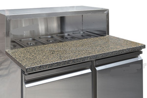 Mô hình mới thương mại sử dụng nhà hàng khách sạn bánh pizza bánh <span class=keywords><strong>sandwich</strong></span> chuẩn bị bảng tủ lạnh salad Bar tủ lạnh hiển thị - Product Image 3