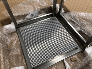 Prix de gros, acier inoxydable 304, 40*40cm, coupe-<span class=keywords><strong>chocolat</strong></span> manuel à double bras/machine à découper en dés pour gâteau au fromage - Product Image 6