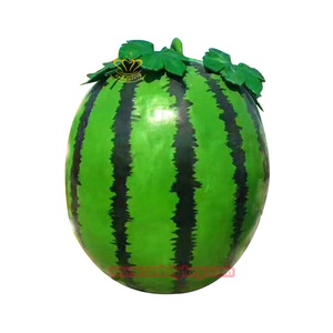 Lớn ngoài trời Vườn dứa điêu khắc cho khách sạn và đường phố Thiết kế cảnh quan trái cây nghệ thuật sợi thủy tinh tượng vật liệu nhựa - Product Image 4