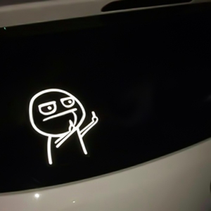 Grappige-pegatina de dibujos animados para motocicleta, decoración para portátil, Suzuki, Honda, Kawasaki, skoda, octavia, <span class=keywords><strong>mazda</strong></span>, audi, renault megane - Product Image 3