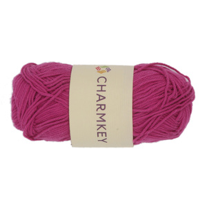 Para Charmkey, gran oferta, hilo de algodón 100%, sólido suave con alta resistencia para suéter de bebé de <span class=keywords><strong>ganchillo</strong></span>, patrón teñido - Product Image 1