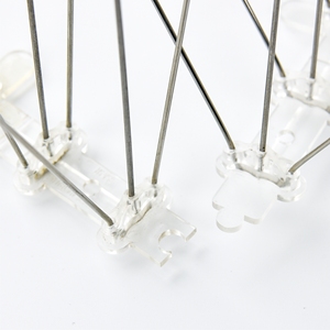 Accessoires anti-insectes à base de PC solide anti-UV, pointes anti-oiseaux pour la prévention des insectes sur les toits, les clôtures et les jardins - Product Image 5