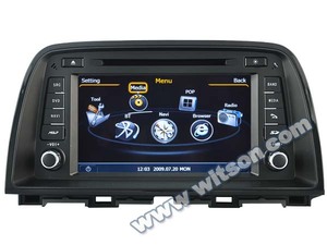 <span class=keywords><strong>WITSON</strong></span> двойной Дин <span class=keywords><strong>DVD</strong></span>-плеер MAZDA CX-5 2013 A8 автомобиль с платформой Чипсет S100 - Product Image 1