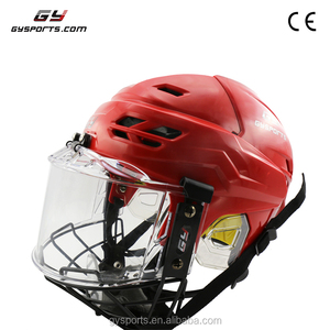 Casco Professionale Anti-Graffio per <span class=keywords><strong>Hockey</strong></span> su Ghiaccio Nuovo Design in Materiale PP per Attrezzatura da Giocatore di <span class=keywords><strong>Hockey</strong></span> su Ghiaccio per Bambini - Product Image 3
