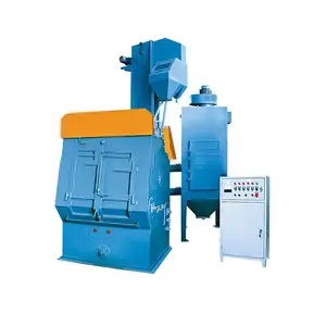 Automatic sandblasting machine / shot blasting machine / rubber belt tumbler sand blaster